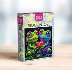 YAZZ PUZZLE CASSE-TÊTE 1023 PIÈCES - LES GRENOUILLES AMOUREUSES (FROGS IN LOVE) #YA-3834